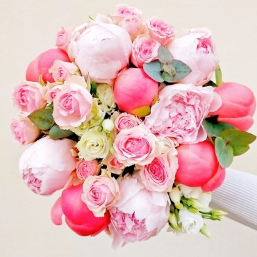 Bouquet Framboise - Livraison de vos fleurs à Paris dès 1h