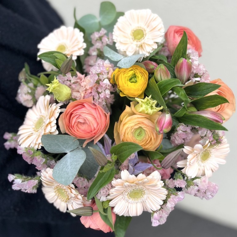 ivraison bouquet de fleurs Mademoiselle à Paris